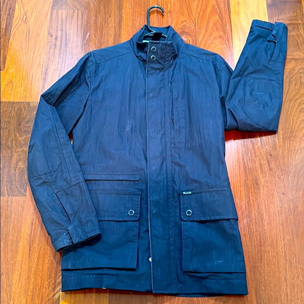 Faconnable Navy Blue Water resistant Jacket